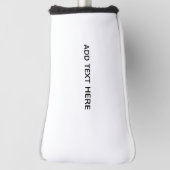 Maak je eigen witte golfheadcover (Draai 90)
