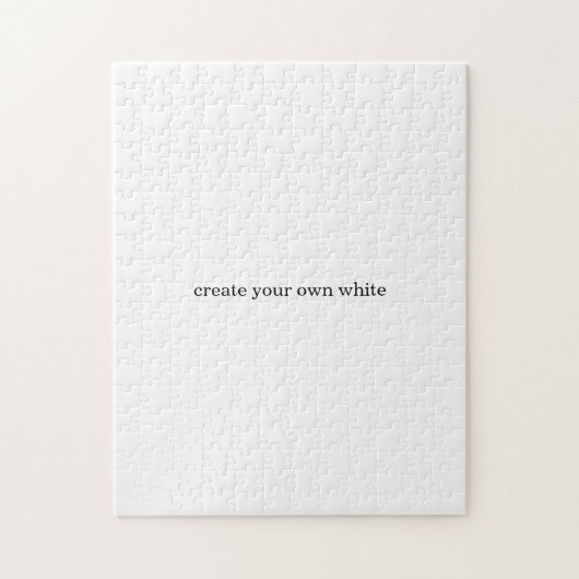 maak je eigen witte legpuzzel (Verticaal)