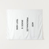 Maak je eigen witte medium wandkleed (Voorkant (horizontaal))