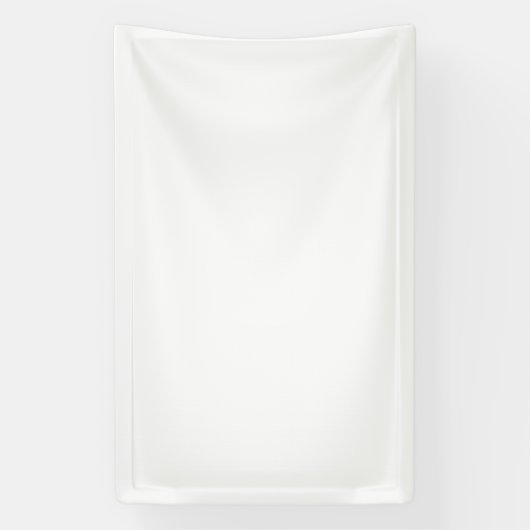 Maak je eigen witte personaliseerbare spandoek (Verticaal)