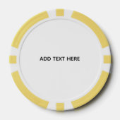 Maak je eigen witte poker chips (Voorkant)