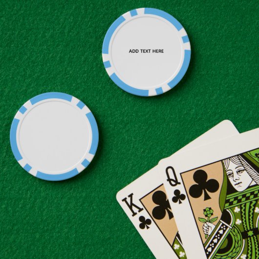Maak je eigen witte poker chips (Pokertafel (Dubbel))