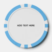 Maak je eigen witte poker chips (Voorkant)