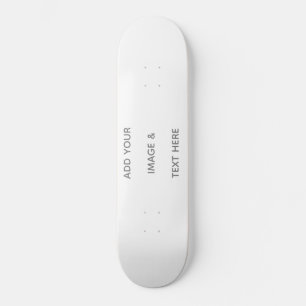 Maak je eigen witte Save The Date Skateboard