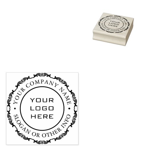 Maak Je Eigen Zakelijke Logo Rubber Stempel (Gestempeld)