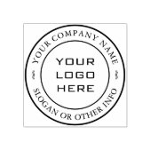 Maak Je Eigen Zakelijke Logo Rubber Stempel (Afrduk)