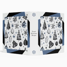 Maak Je Eigen Zwart Wit Blauwe Kerstmis