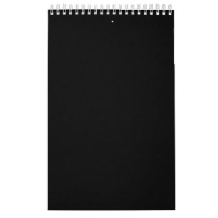 Maak je eigen zwarte aangepaste ontwerp kerstkaart kalender