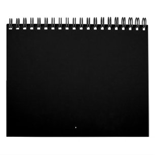 Maak je eigen zwarte aangepaste ontwerp kerstkaart kalender