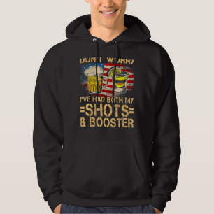 Maak je geen zorgen dat ik zowel mijn schoenen als hoodie