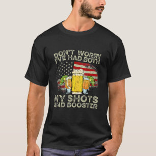 Maak je geen zorgen dat ik zowel mijn schoenen als t-shirt