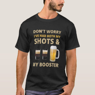 Maak je geen zorgen dat ik zowel mijn schoenen als t-shirt
