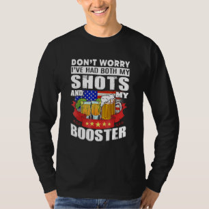 Maak je geen zorgen dat ik zowel mijn schoenen als t-shirt