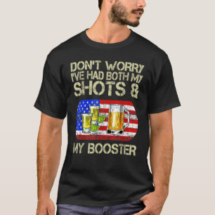 Maak je geen zorgen dat ik zowel mijn schoenen als t-shirt