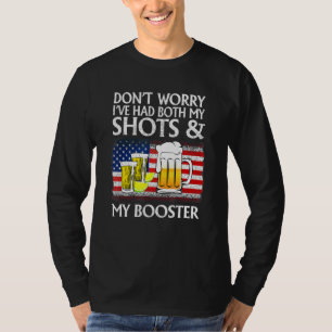 Maak je geen zorgen dat ik zowel mijn schoenen als t-shirt