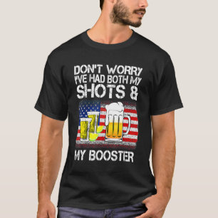 Maak je geen zorgen dat ik zowel mijn schoenen als t-shirt