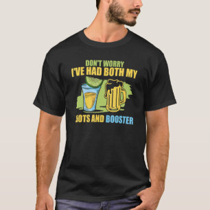 Maak je geen zorgen dat ik zowel mijn schoenen als t-shirt