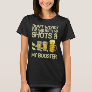 Maak je geen zorgen dat ik zowel mijn schoenen als t-shirt