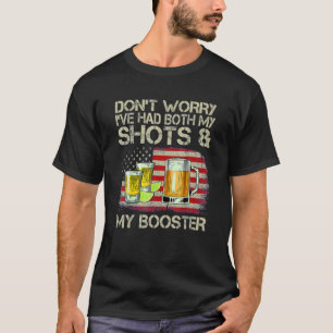 Maak je geen zorgen dat ik zowel mijn schoenen als t-shirt