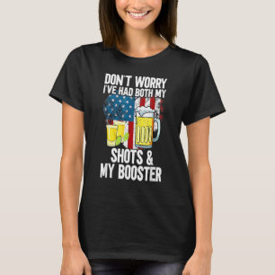 Maak je geen zorgen dat ik zowel mijn schoenen als t-shirt