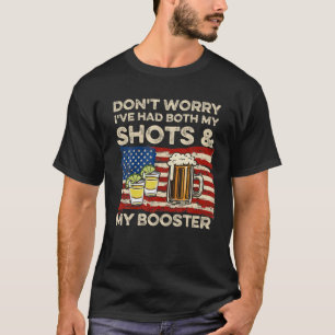 Maak je geen zorgen dat ik zowel mijn schoenen als t-shirt