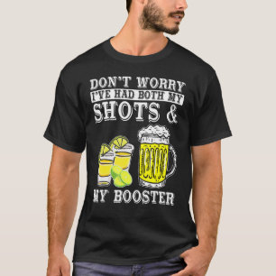 Maak je geen zorgen dat ik zowel mijn schoenen als t-shirt
