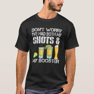 Maak je geen zorgen dat ik zowel mijn schoenen als t-shirt