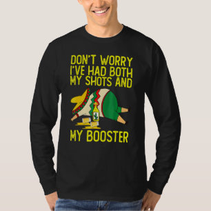Maak je geen zorgen dat ik zowel mijn schoenen als t-shirt