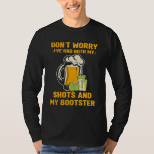 Maak je geen zorgen dat ik zowel mijn schoenen als t-shirt