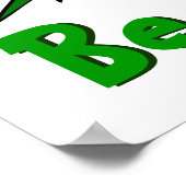 Maak je geen zorgen om de hap-achtige groene kikke poster (Hoek)