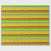 Maak je geen zorgen over Happy Art Print Design Cadeaupapier (Vlak)