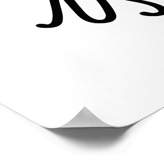 Maak je geen zorgen over het mooie geld dat je moe poster (Hoek)