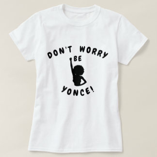 Maak je geen zorgen Vrouwen Zwart & Wit T-shirt