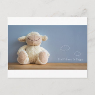Maak je geen zorgen. Wees blij Briefkaart