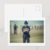 Maak je geen zorgen, wees blij briefkaart (Voorkant / Achterkant)