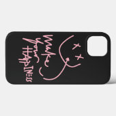 maak je geluk Case-Mate iPhone case (Achterkant (horizontaal))