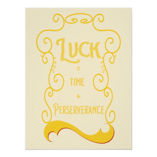 Maak je geluk perfect poster (Voorkant)