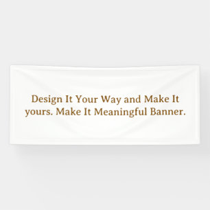 Maak je gepersonaliseerde 2.5' x 6' spandoek