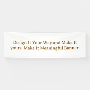 Maak je gepersonaliseerde 2,5' x 8' spandoek