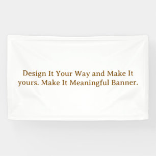 Maak je gepersonaliseerde 3' x 5' spandoek