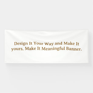 Maak je gepersonaliseerde 4' x 10' spandoek