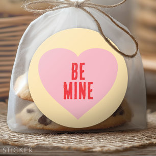 Maak je Hart Valentijn Gezegde Ronde Sticker