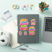 Maak je huidige leven beter Die Cut Sticker (iPad Cover)