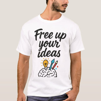 Maak je ideeën vrij - Ontgrendel Creativity T-shir T-shirt