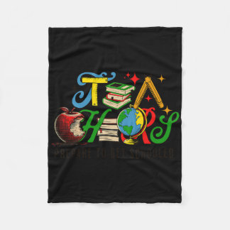 Maak je klaar om geschoold te worden Grappige sarc Fleece Deken