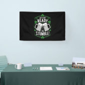 Maak je klaar om grappige St Patrick's Day te stru Spandoek (Beurs)