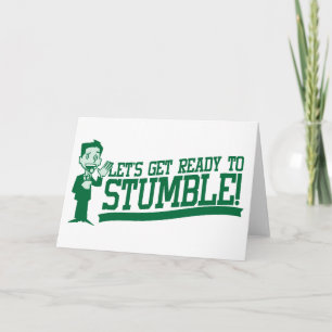 Maak je klaar om te struikelen! St Patricks Kaart