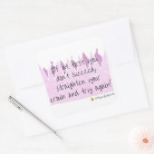 Maak je kroonkroon stickers recht (Envelop)