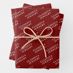 MAAK JE LOGO STYLISCH MODERN ELEGANT KLASSIEK W INPAKPAPIER VEL
