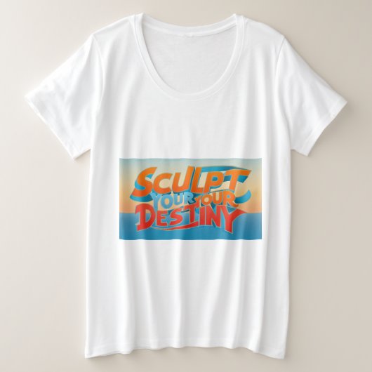 Maak je lot grote maat t-shirt (Design voorkant)